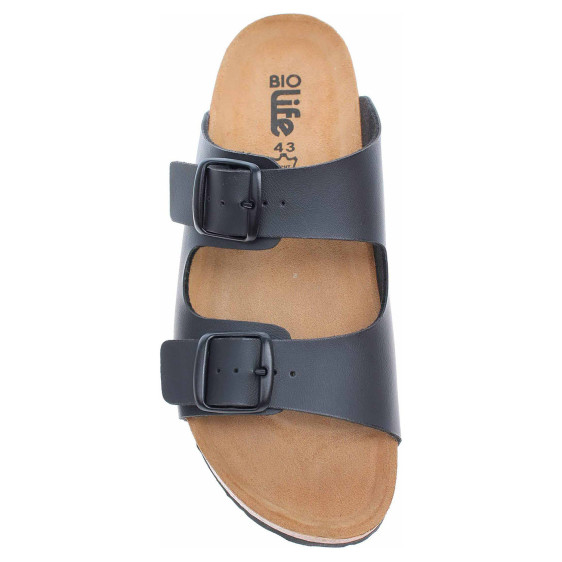 detail Pánské pantofle Bio Life 0014.649 Bilbao 178 black