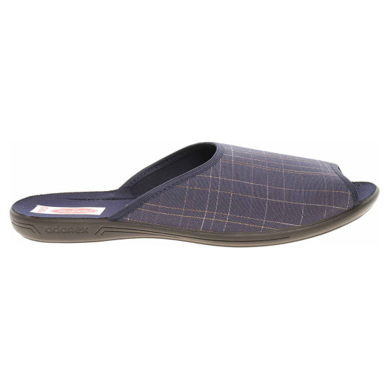 detail Pánské domácí pantofle Rogallo 28230 modrá