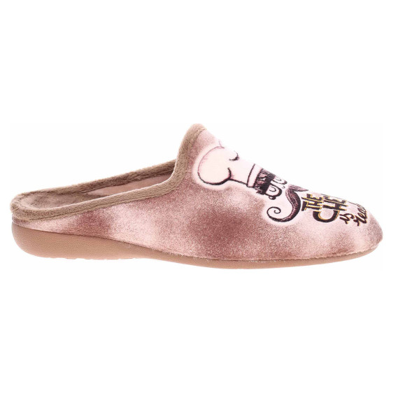 detail Pánské domácí pantofle Medi Line 5014-021 taupe