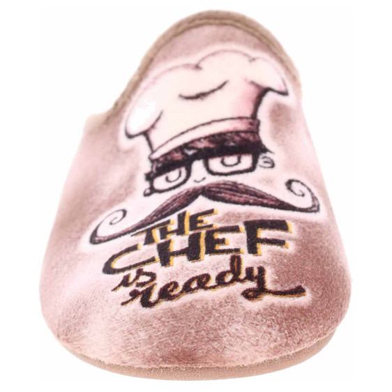 detail Pánské domácí pantofle Medi Line 5014-021 taupe