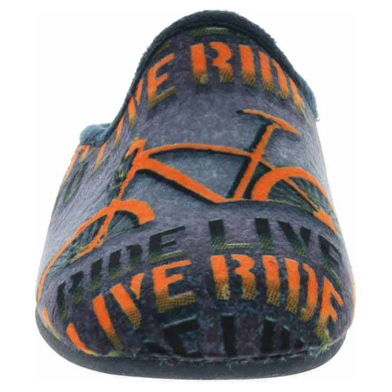 detail Pánské domácí pantofle Medi Line 5181-023 marino