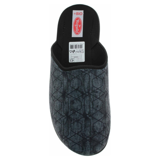 detail Pánské domácí pantofle Rogallo 28844 modrá