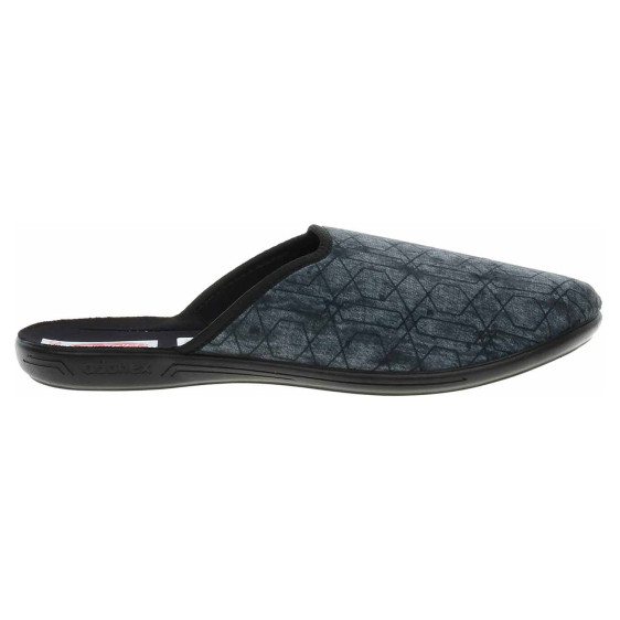 detail Pánské domácí pantofle Rogallo 28844 modrá