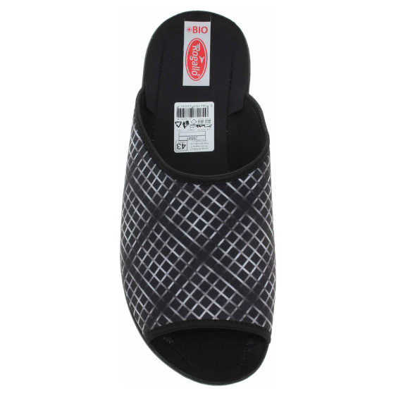 detail Pánské domácí pantofle Rogallo 28841 černá