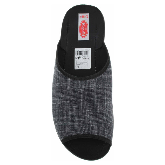 detail Pánské domácí pantofle Rogallo 29459 modrá