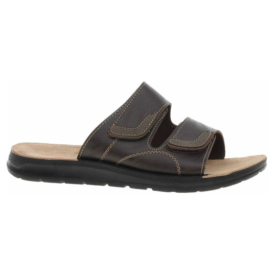 detail Pánské domácí pantofle Orto Med 2707-P440 hnědá