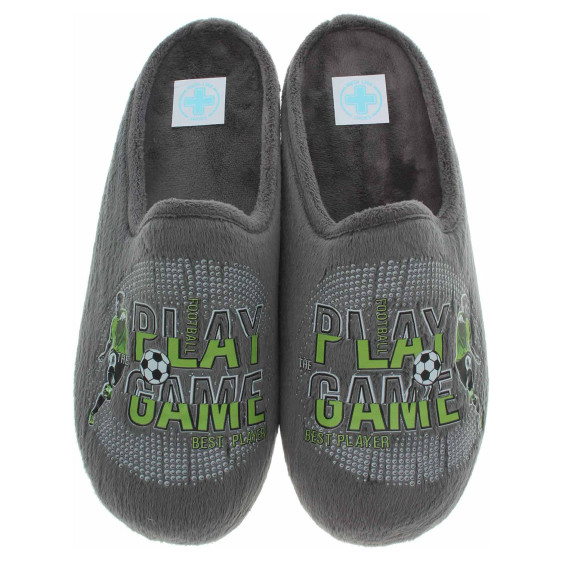 detail Pánské domácí pantofle Medi Line 149-025 gris