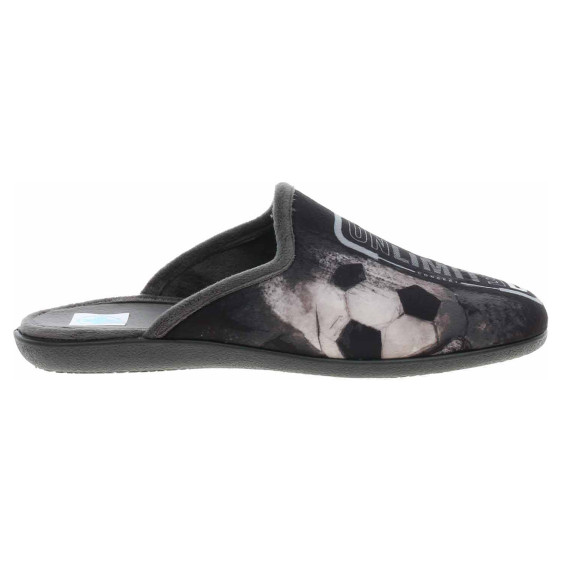 detail Pánské domácí pantofle Medi Line 1507-025 negro