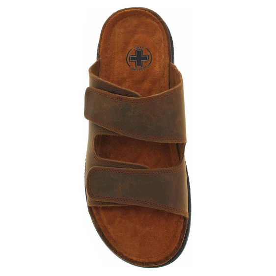 detail Pánské pantofle Medi Line 160-24 Havana