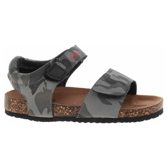 detail Chlapecké sandály s Oliver 5-38400-28 black comb