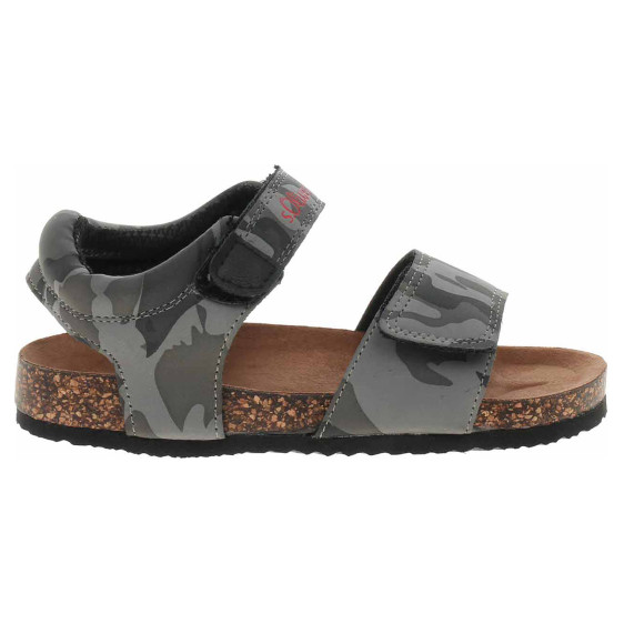 detail Chlapecké sandály s Oliver 5-38400-28 black comb