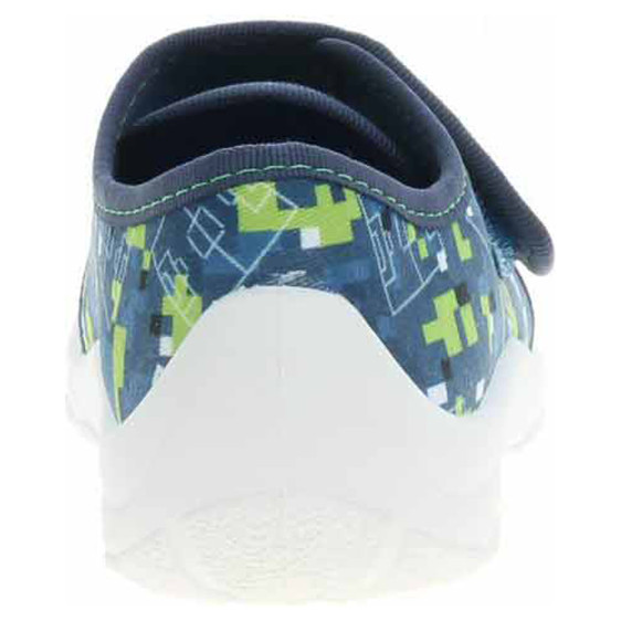 detail Chlapecké bačkory Befado 974X573 modrá