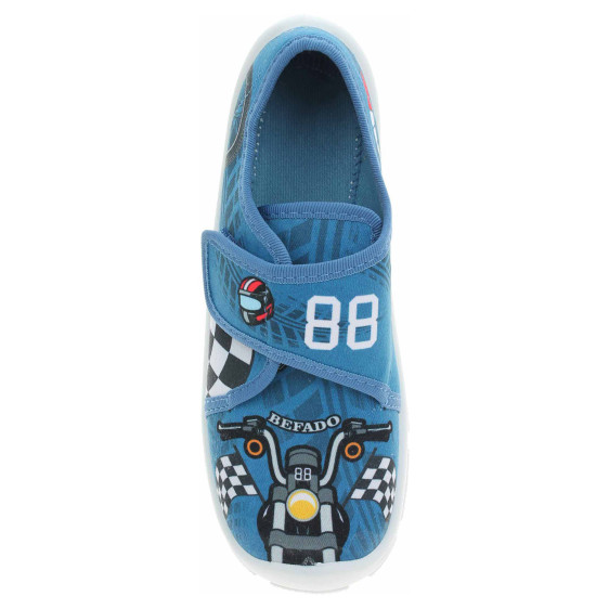 detail Chlapecké bačkory Befado 974X551 modrá